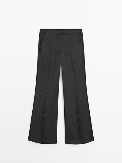 Massimo Dutti Брюки со свободным силуэтом купить с доставкой.