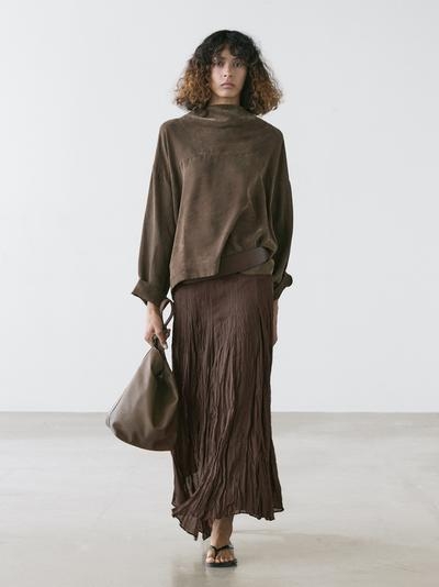 Massimo Dutti Юбка миди с расклешенными вставками