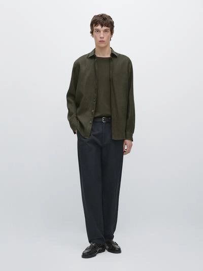 Хлопковые брюки в стиле джоггер из смесового материала- Заказать в России