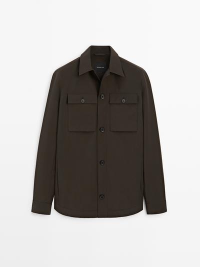 Massimo Dutti Короткая куртка с деталями карманов