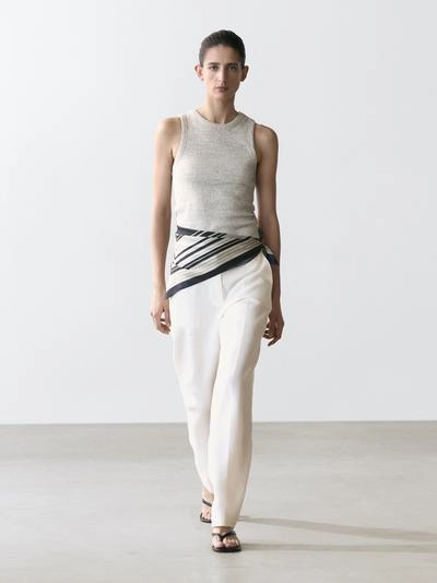 Брюки для льняного костюма- Заказать в России