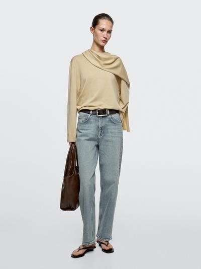 Massimo Dutti Джинсы прямого кроя средней посадки купить с доставкой.