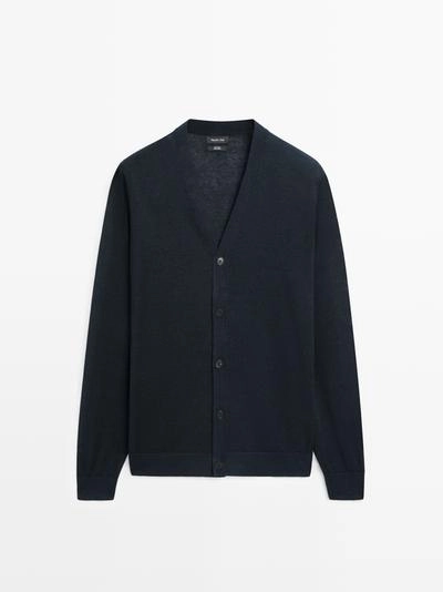 Кардиган из льняного трикотажа с пуговицами- Заказать в России