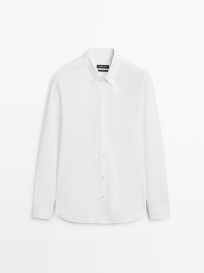 Massimo Dutti Рубашка REGULAR FIT из 100% хлопка купить с доставкой.