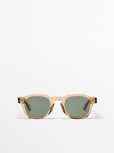 Massimo Dutti Солнцезащитные очки с геометрическим узором