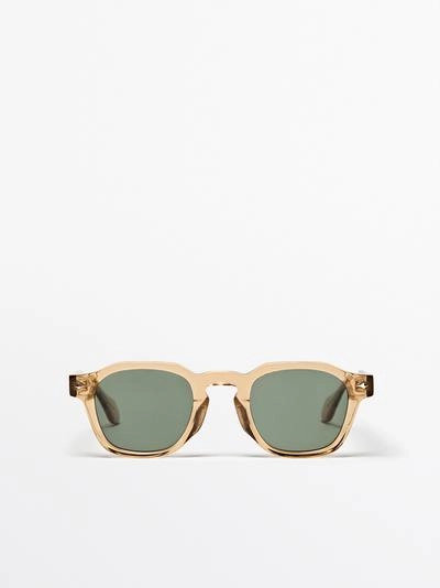 Солнцезащитные очки с геометрическим узором- Заказать в России