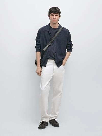 Кардиган с пуговицами из ребристого трикотажа- Заказать в России