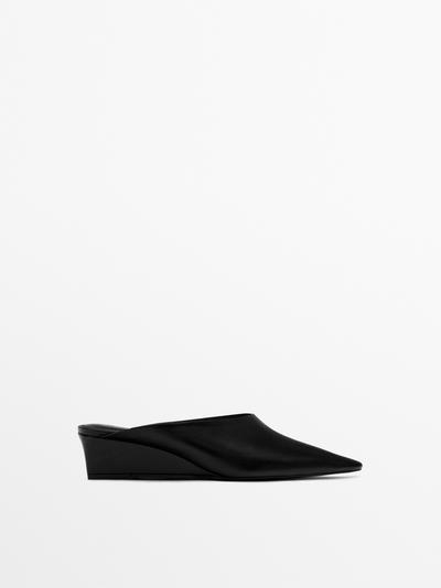 Massimo Dutti Мюли на танкетке купить с доставкой.