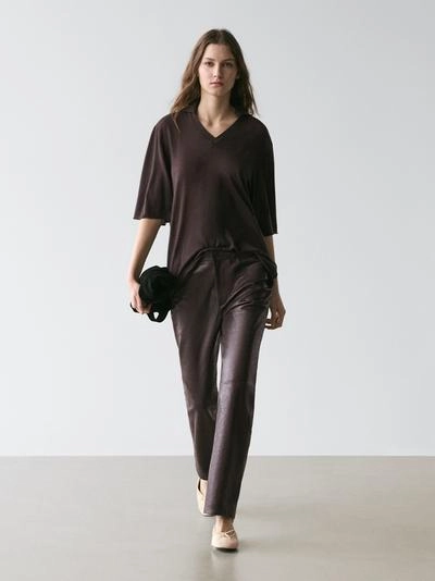 Свитер из шелково-шерстяной смеси в стиле оверсайз- Заказать в России