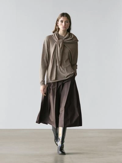 Свитер из шерстяной смеси в стиле oversize