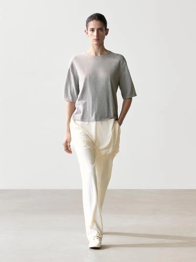 Свитер с кружевными деталями- Заказать в России