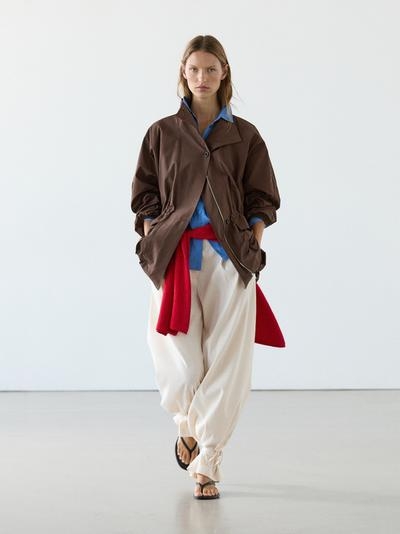 Massimo Dutti Пуховик с воротником деталями купить с доставкой.