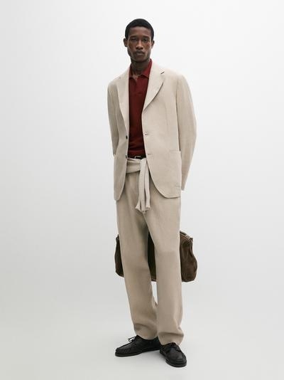 Massimo Dutti Пиджак из льна для костюма