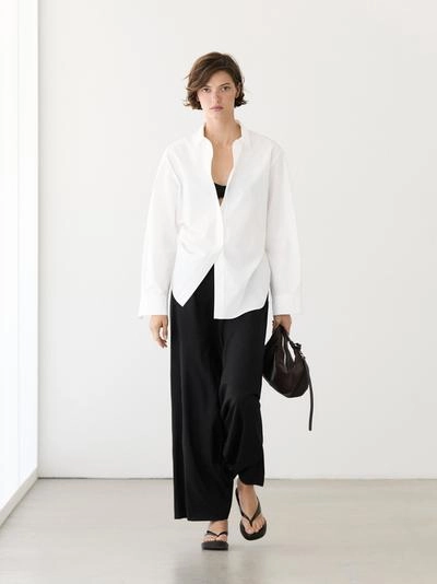 Massimo Dutti Рубашка из 100% хлопкового поплина