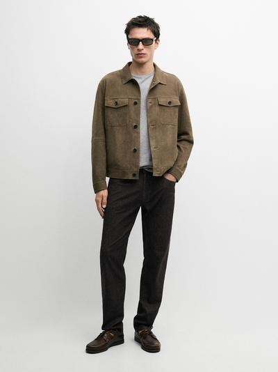 Massimo Dutti Джинсовые брюки свободного кроя с эффектом денима купить с доставкой.