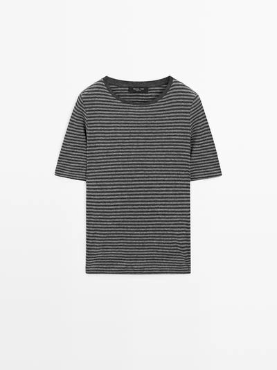 Рубашка с коротким рукавом в полоску- Заказать в России