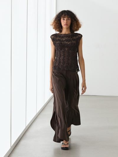 Massimo Dutti Топ из вязаного кружева