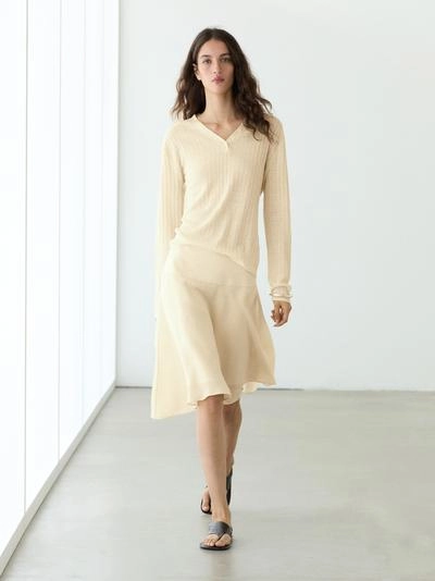 Юбка-миди с асимметричным подолом- Заказать в России