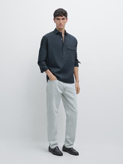 Massimo Dutti Поло с регулярной посадкой из эластичной ткани купить с доставкой.