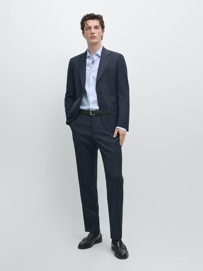 Massimo Dutti Брюки костюмные из холодной шерсти