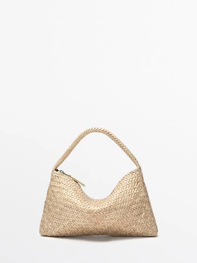 Маленькая плетеная кожаная сумка на плечо- Заказать в России