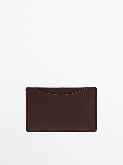 Massimo Dutti Кардхолдер из кожи наппа купить с доставкой.