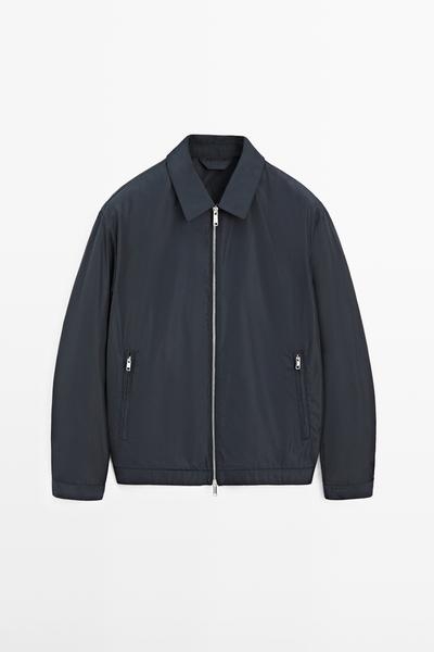 Massimo Dutti Куртка из технической ткани с коротким рукавом