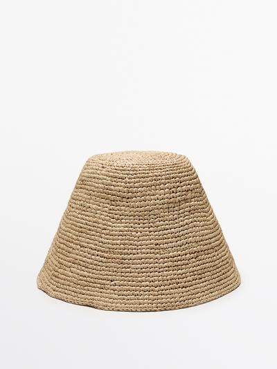 Massimo Dutti Ведрошапка из 100% райфа