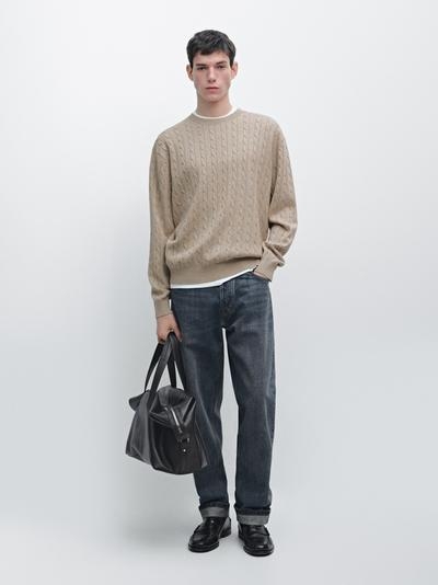 Massimo Dutti Свитер в морском стиле из хлопка