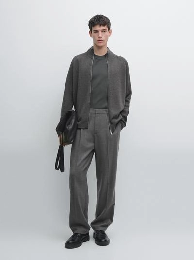 Кардиган из хлопкового микса с рукавами реглан- Заказать в России