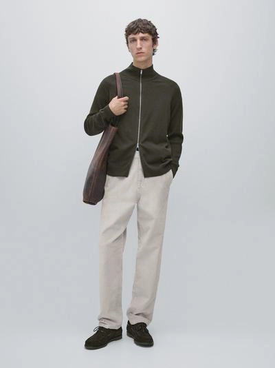 Кардиган из хлопкового смесового трикотажа с рукавами реглан- Заказать в России