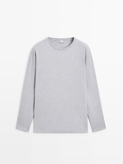 Massimo Dutti Пижама в полоску из 100% хлопка с длинным рукавом купить с доставкой.