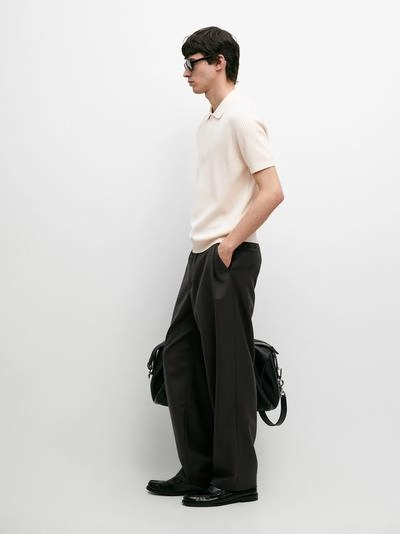 Свитер-поло с застежкой-молнией на четверть- Заказать в России