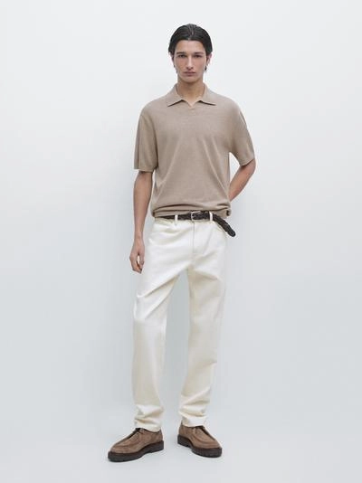 Водолазка-поло из хлопкового трикотажа- Заказать в России