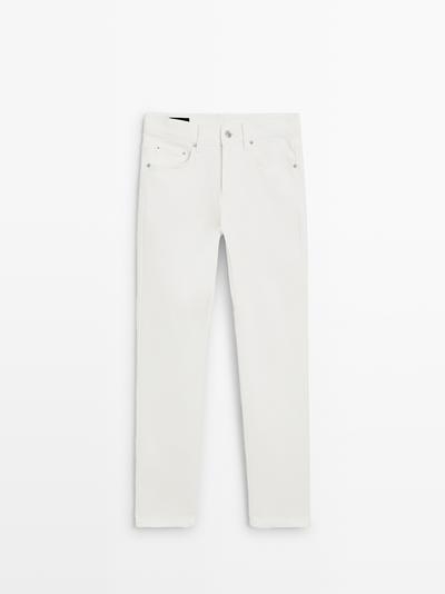 Massimo Dutti Джинсы с завышенной посадкой и укороченные брючины