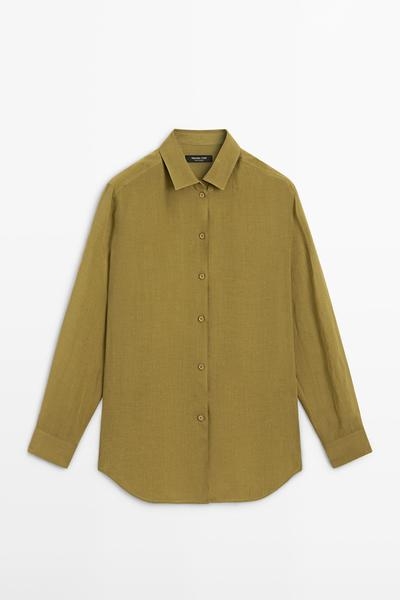 Massimo Dutti Рубашка с рубашечным воротником