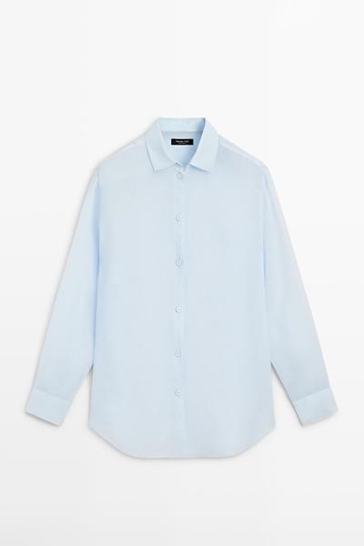 Massimo Dutti Рубашка с рубашечным воротником