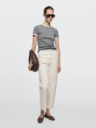 Massimo Dutti Джинсы прямого кроя средней посадки