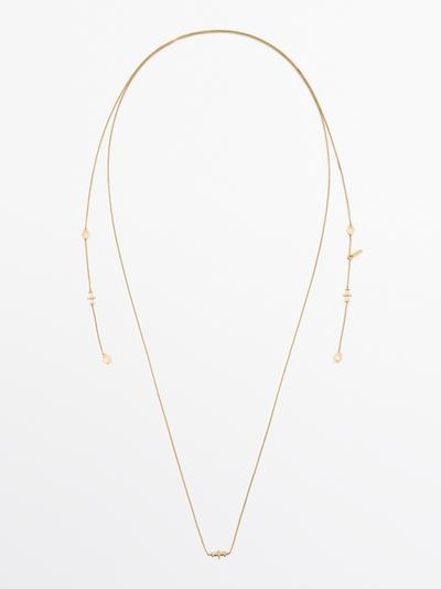 Massimo Dutti Ожерелье с разнонаправленными элементами