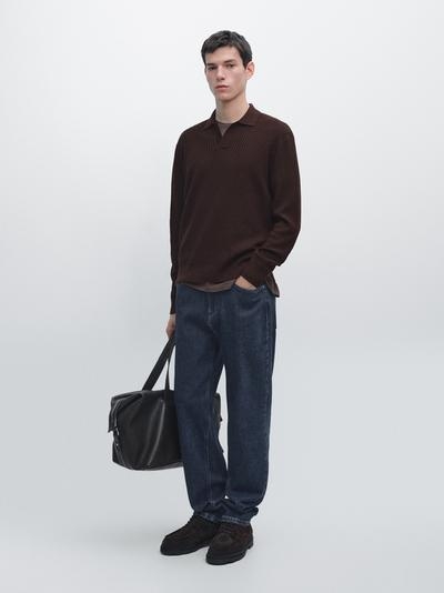 Massimo Dutti Водолазка из хлопкового микса