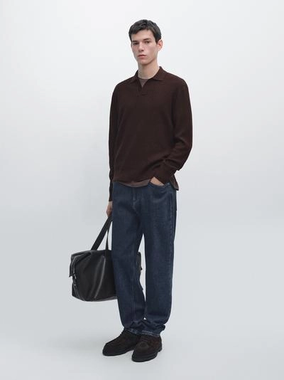 Massimo Dutti Водолазка из хлопкового микса