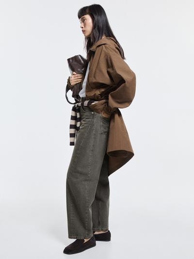 Massimo Dutti Джинсы с завышенной посадкой и расклешенными штанинами