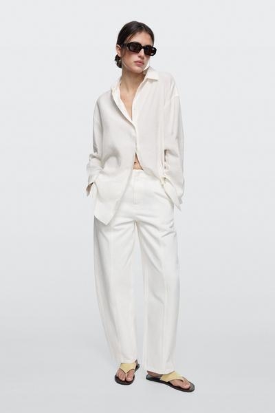 Massimo Dutti Джинсы прямого кроя с деталями шва