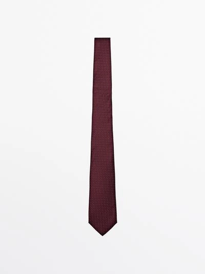 Галстук в горошек из 100% шелка- Заказать в России