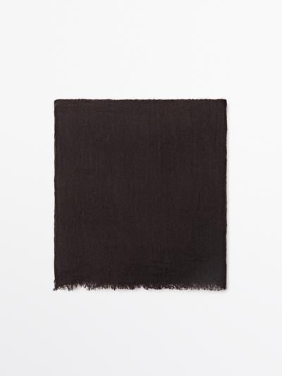 Massimo Dutti Шарф из легкой шерстяной смеси