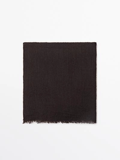 Шарф из легкой шерстяной смеси- Заказать в России