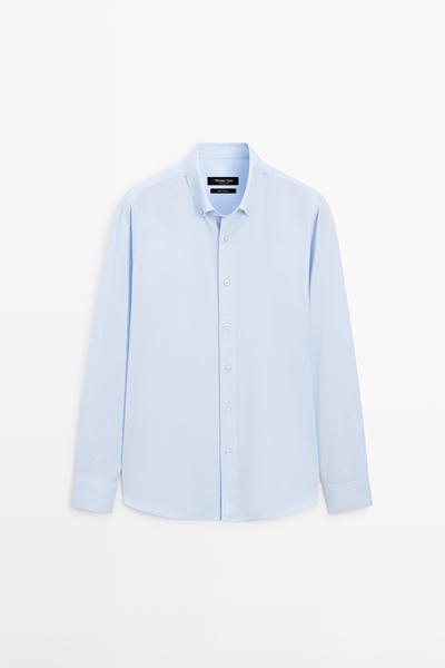 Massimo Dutti Рубашка REGULAR FIT OXFORD купить с доставкой.
