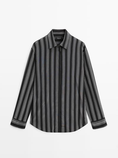 Massimo Dutti Рубашка с полосками массимо дути
