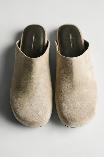 Massimo Dutti Сабо из замши купить с доставкой.