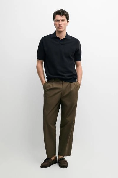 Поло из вязаного трикотажа 100% хлопка- Заказать в России